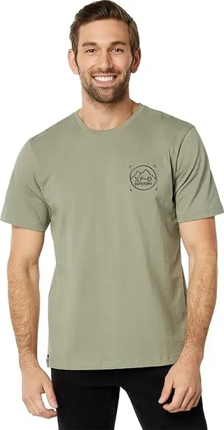 Superdry Code Xpd Embroidered Loose Tee (Light Khaki) Men's Clothing