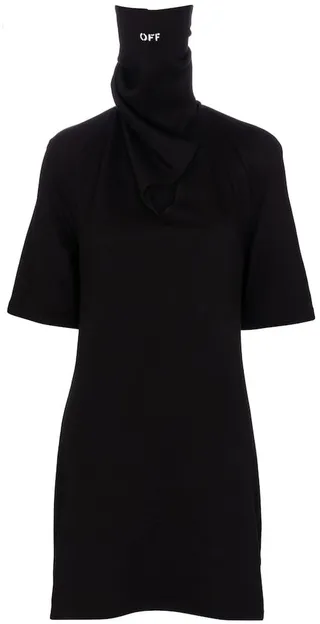 Bandana cotton jersey minidress