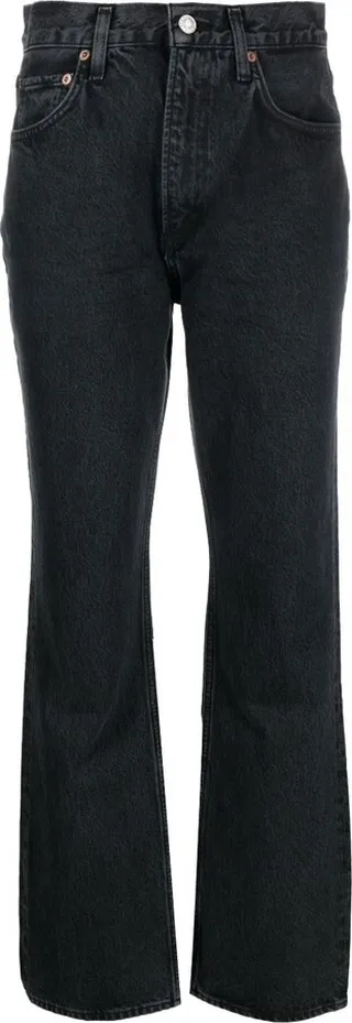 Black Vintage High-Rise Bootcut Jeans