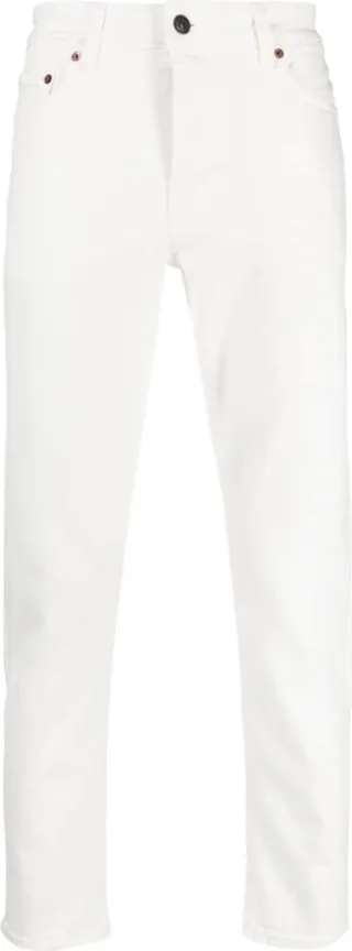 Low-Rise Straight-Leg Trousers
