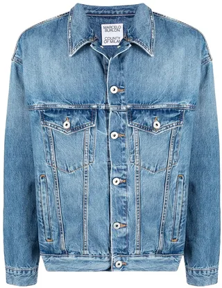 Logo Patch Denim Jacket