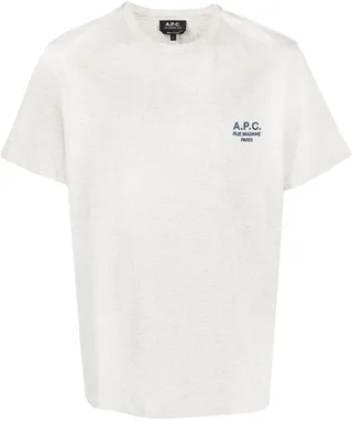 logo-embroidered cotton T-shirt