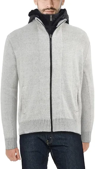 Full-Zip Sweater Jacket