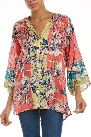Johnny Was Kygo Marianne Silk Tunic