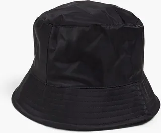 Appliquéd shell bucket hat