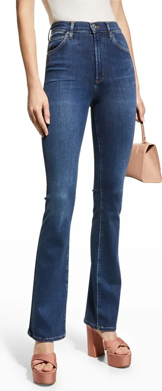 Lilah Slim High-Rise Bootcut Jeans