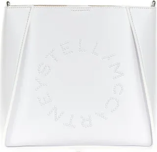 Stella McCartney Logo Studded Crossbody Bag