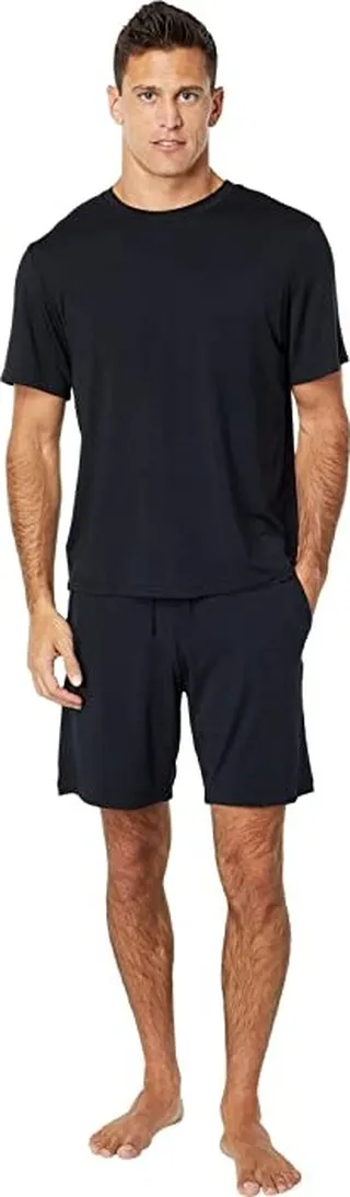 Eberjey Henry - The Short PJ Set (Black) Men's Pajama Sets