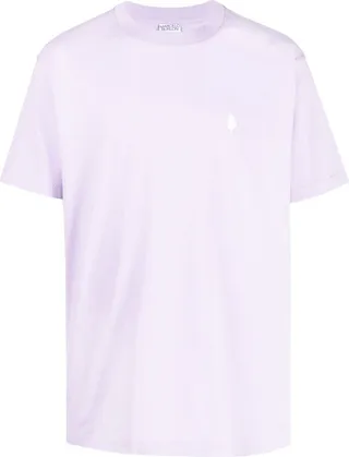 logo-embroidered T-shirt