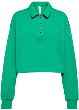 Polo Henley fleece sweater