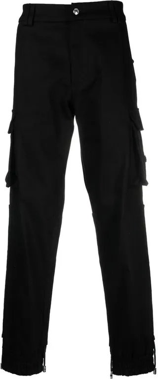 Straight-Leg Cargo Trousers