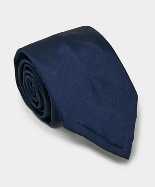 Navy Formal Silk Tie
