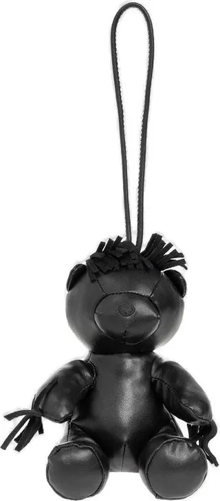 Furla Fringed Padded Teddy Bear Keyring