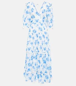 Adelaide floral cotton midi dress