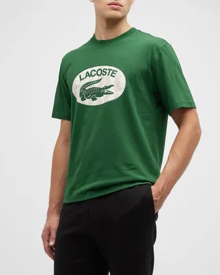 Men's Monogram Crocodile Logo T-Shirt