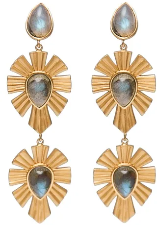 Royal Radiance Drop Earrings