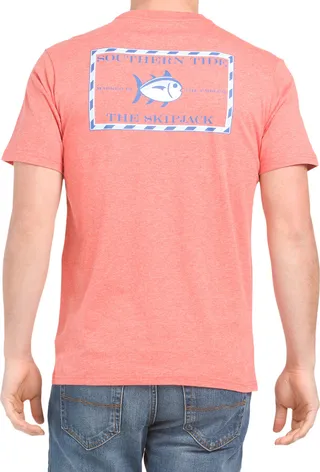 Short Sleeve Heather Original Skipjack Tee