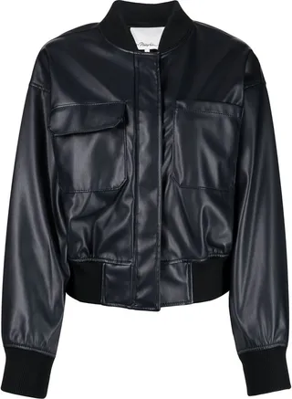 Cropped Bomber Jacket