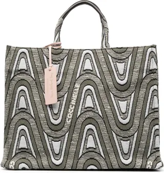 Never Without jacquard tote bag