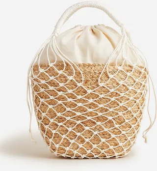 Sedona basket bag in straw
