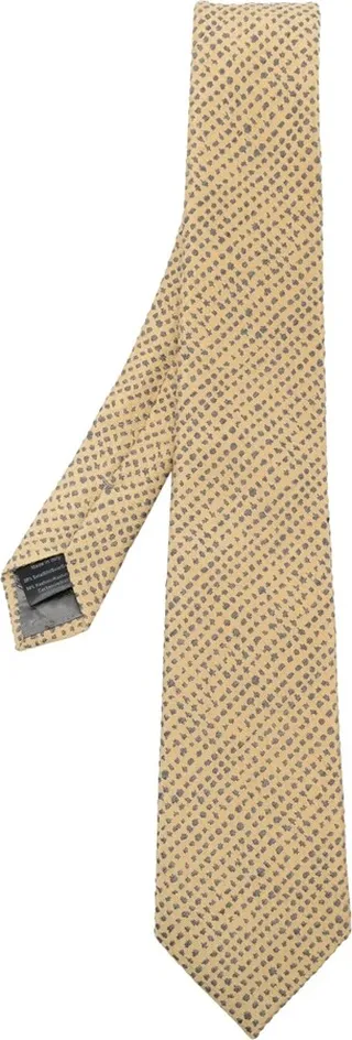 Irregular Dots Jacquard Tie