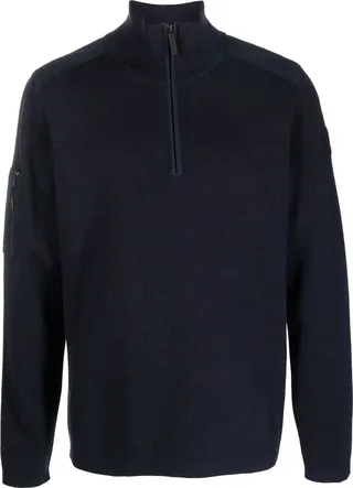 Half-Zip Wool Sweater