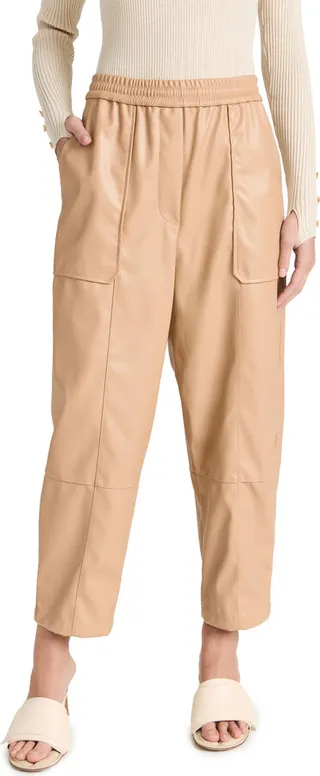 3.1 Phillip Lim Faux Leather Pull-On Trousers