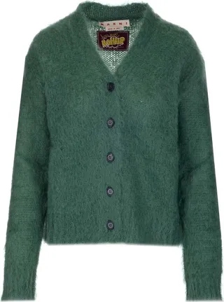 Marni V-Neck Knit Cardigan
