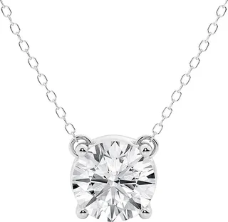 Build Your Own Collection 14K Gold & Lab Grown Diamond Solitaire Pendant Necklace