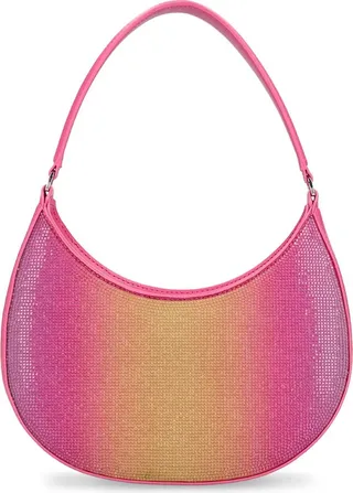 Embellished degradé shoulder bag