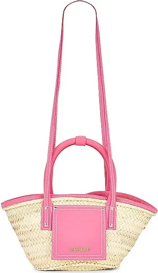 JACQUEMUS Le Petit Panier Soli Bag in Pink
