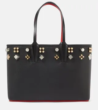 Cabata stud-embellished leather tote