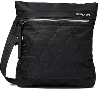 Hedgren Leonce RFID Shoulder Bag (Quilted Black) Shoulder Handbags