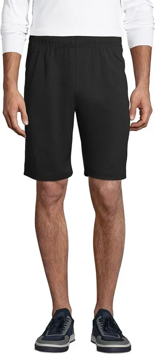 Lands' End School Uniform Men's Mesh Gym Shorts - X Large - Black