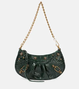 Le Cagole Mini leather shoulder bag