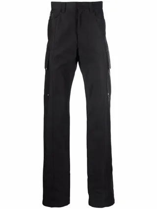 Straight-Leg Cargo Trousers