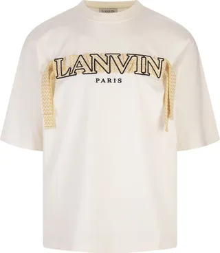 Milk Long Sleeve Shirt With Embroidered Logo