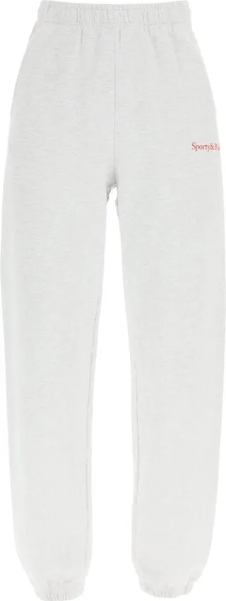 Sporty & Rich Serif Logo Sweatpants