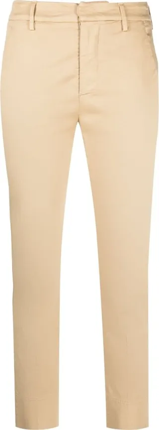 Cropped Slim-Fit Trousers