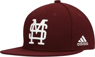 Men's adidas Maroon Mississippi State Bulldogs Team On-Field Baseball Fitted Hat