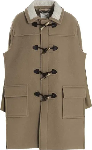 Wool Cape With Frogs