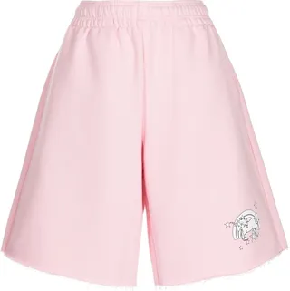 Raw-Cut Knee-Length Shorts