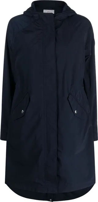 Summer hooded parka coat