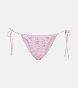 Embellished bikini bottoms