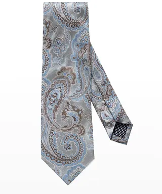 Men's Paisley Silk Tie