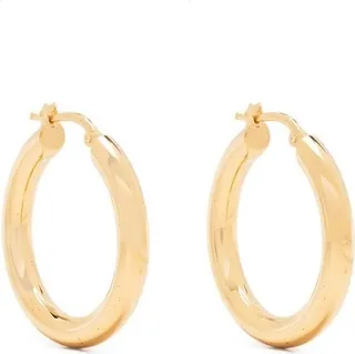 Gold-Plated Hoop-Earrings