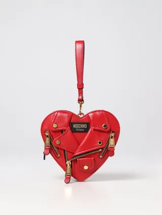 Moschino Couture Heart Biker leather bag