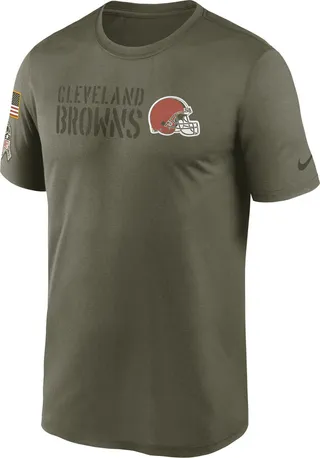 Nike Men's Dri-FIT Salute to Service Legend (NFL Cleveland Browns) T-Shirt in Brown