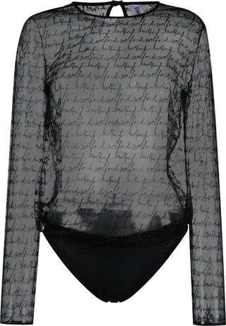 Logo Obsessed blouse bodysuit