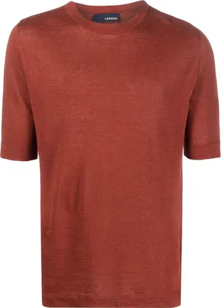 fine-knit T-shirt